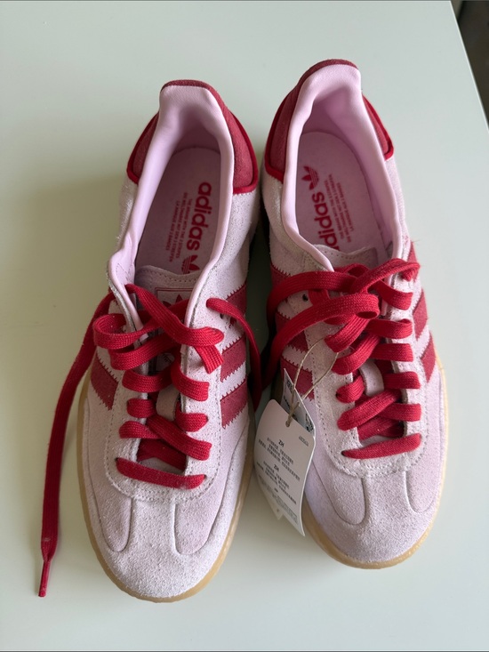 adidas Shoes - adidas Women's Pink and Red Suede Sneakers - Samba